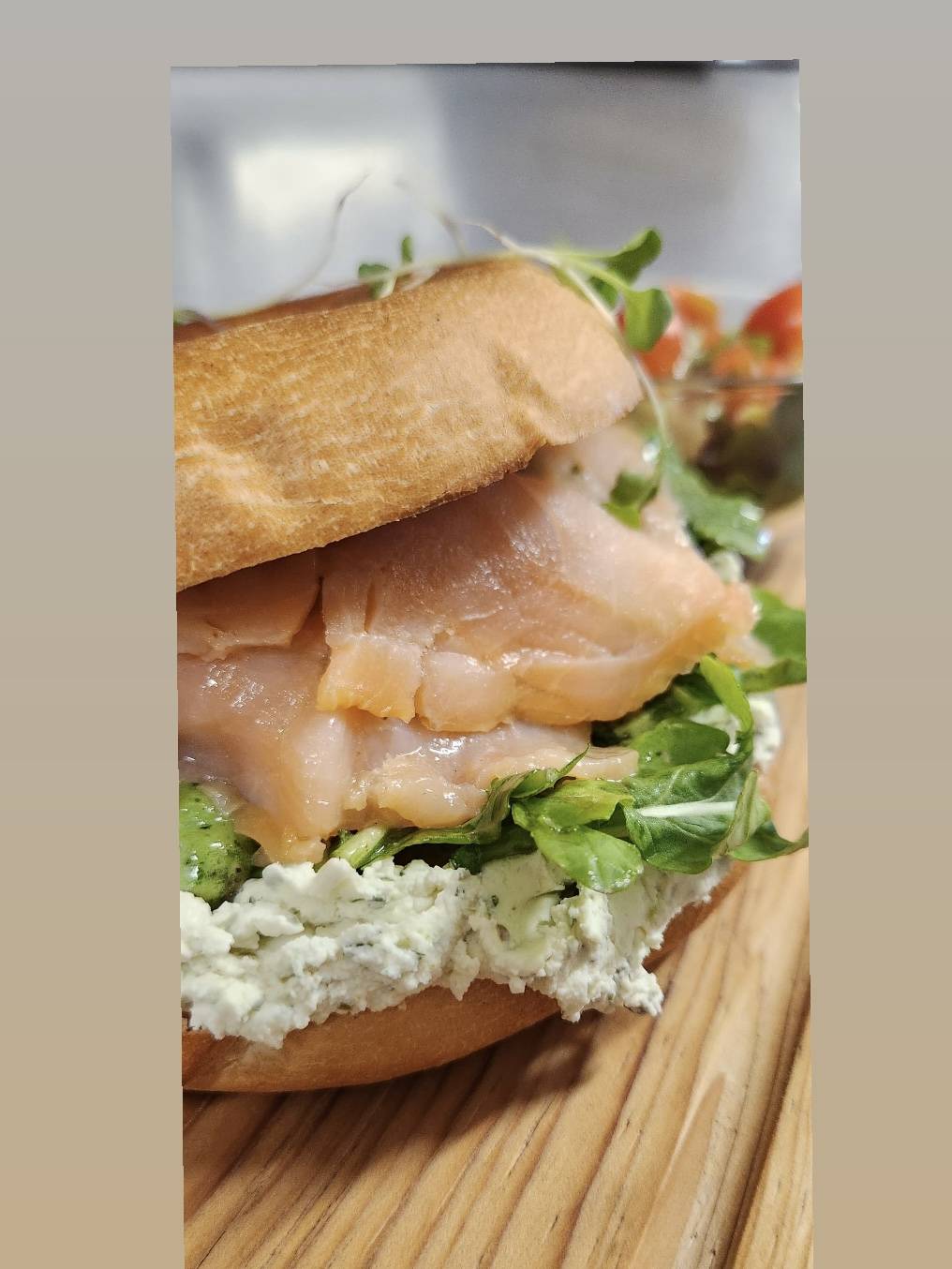 Bagel de Salmón
