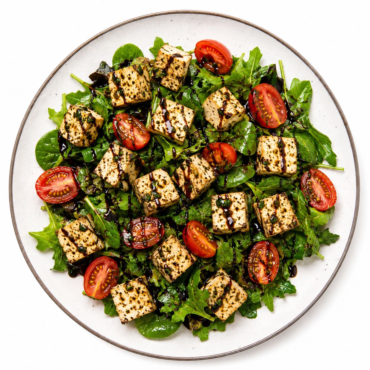 Ensalada Tofu Capresse