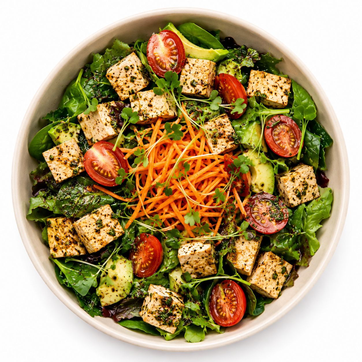 Ensalada Camote y Tofu
